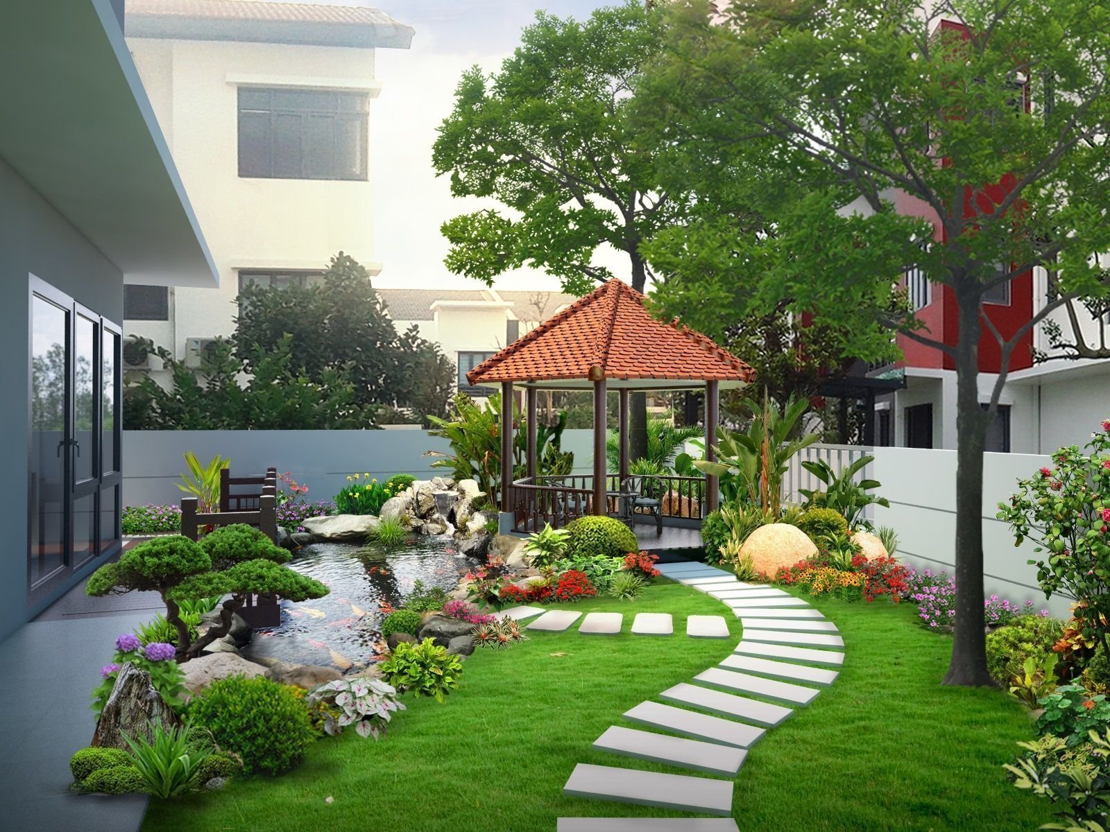 Tư vấn thiết kế nhà vườn biệt thự - Houseland.com.vn