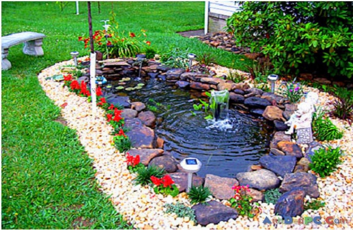 Cách làm đẹp tiểu cảnh sân vườn với đá tự nhiên