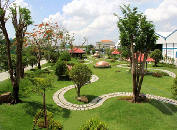 Mẫu sân vườn thích hợp cho những khu nghỉ dưỡng